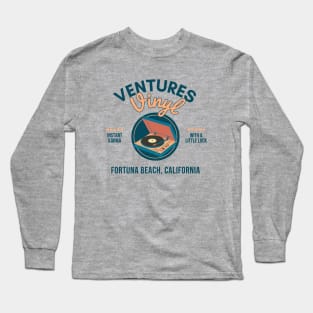 Ventures Vinyl from With a Little Luck by Marissa Meyer Long Sleeve T-Shirt